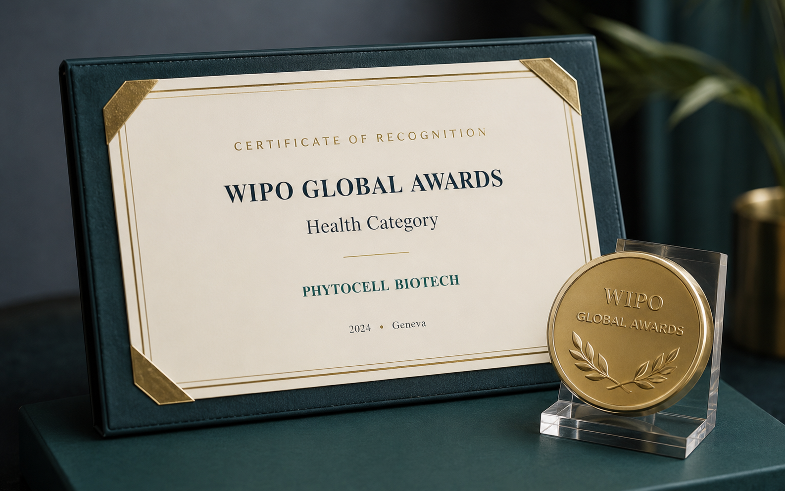 Internal mockup certificate presentation